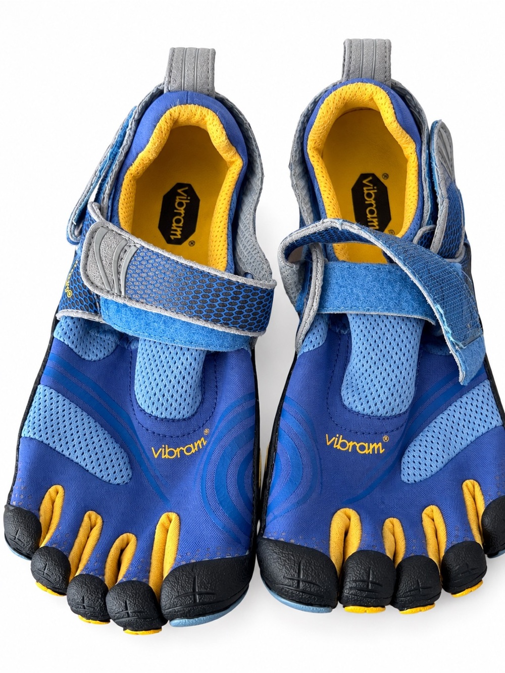 Vibram FiveFingers Blue with Yellow Accents Water Shoes size 5/6 ladies